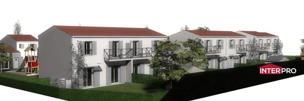 Plan Logements sociaux , collectifs, HLM - construction neuve Plan Logements sociaux , collectifs, HLM - construction neuve